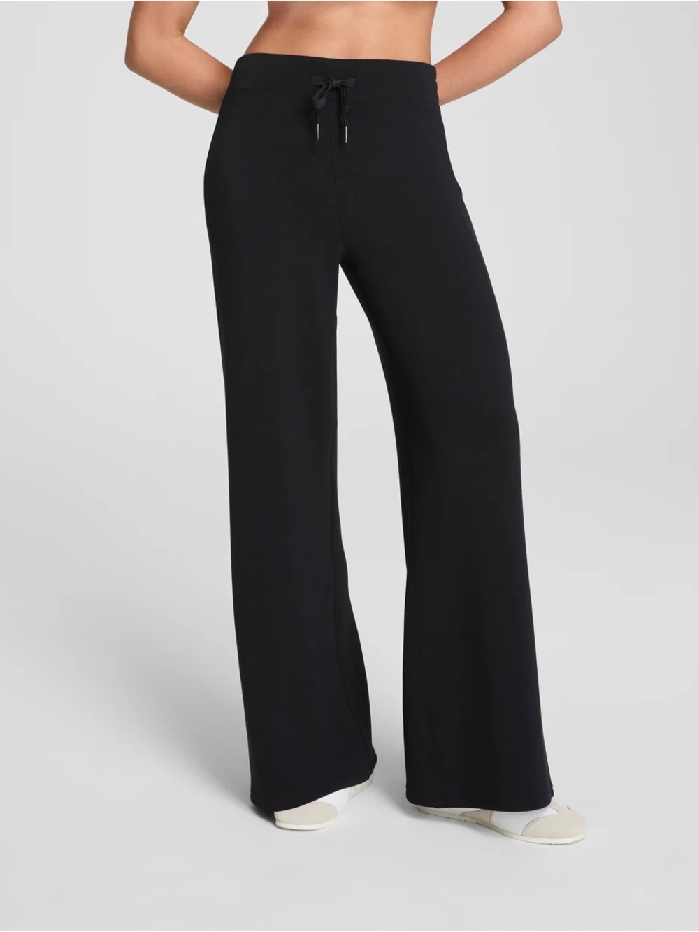 SPANX AirEssentials Wide-Leg Pant, Black, 1X